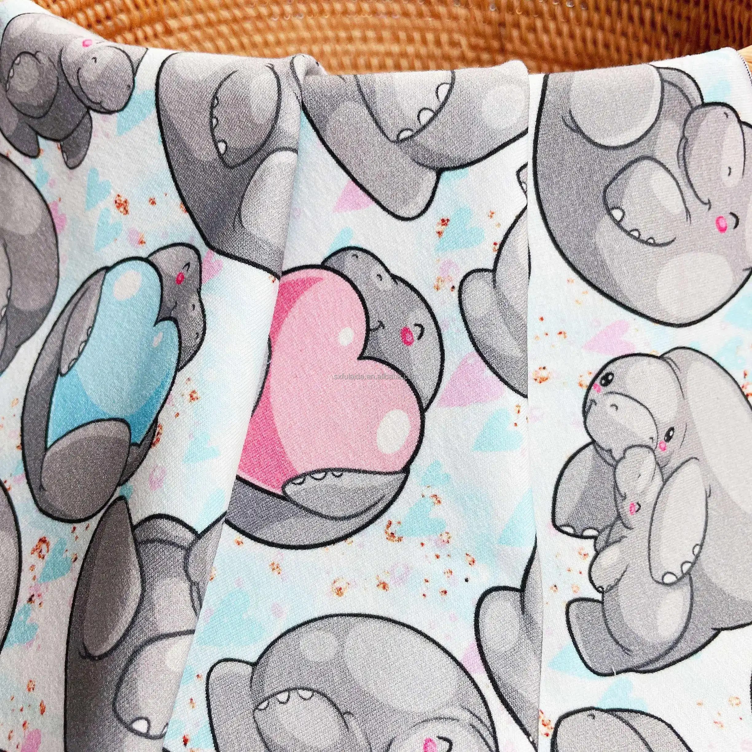 Custom Print Plain Dyed Thick 100cotton Knitting Organic Polyester Cotton 320 Gsm 400gsm 450gsm Heavyweight French Terry Fabric