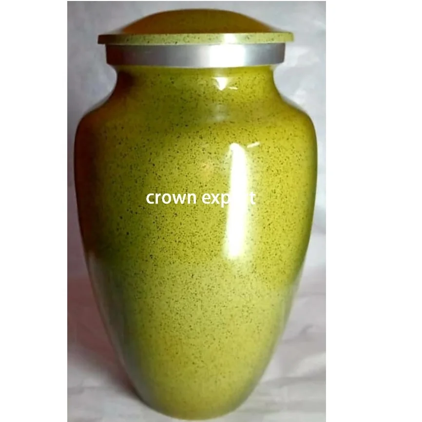 multicolor onyx look in  aluminium metal cremation in all size with multiple printed option for  funeral urns designs