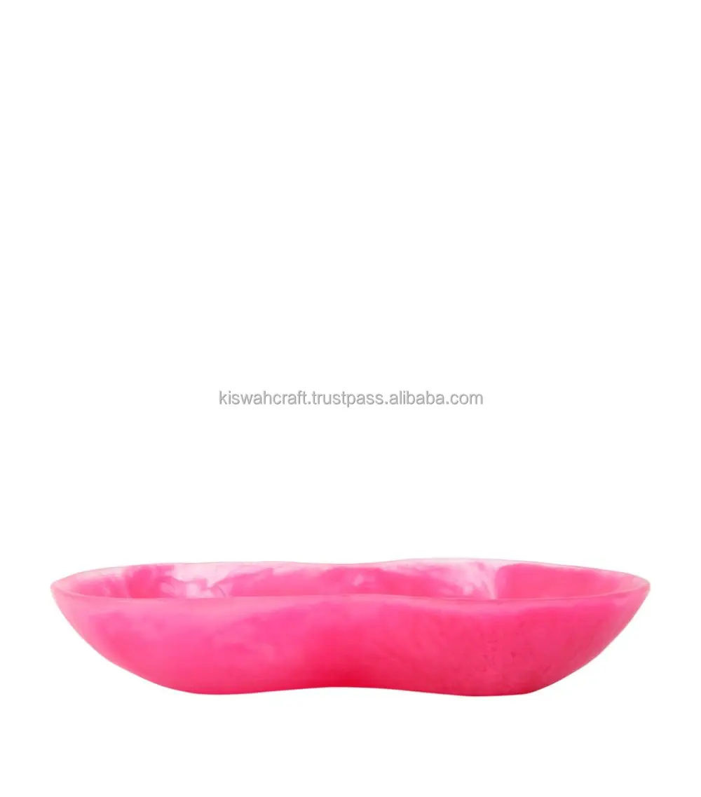 Highly Customized Handcrafted Resin Serving Bowl Set High Quality Enamel Carved Technique Home Hotel Restaurant Directly India