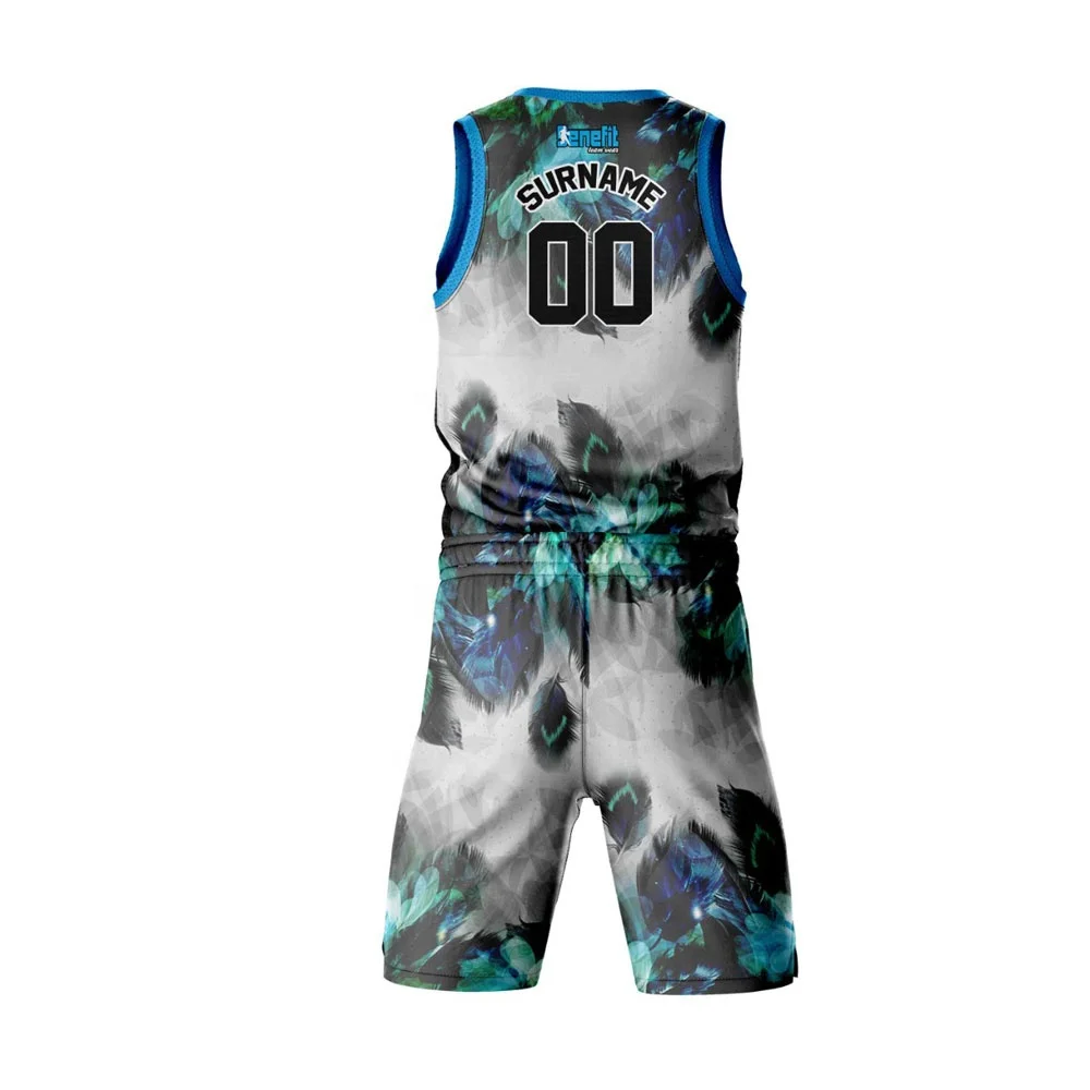 Reversible Mesh Basketball Jersey Uniform Wholesale Blank Team Basketball Uniform Feature Quick Dry Oem Service Style Sets