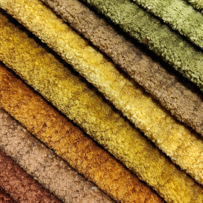 Free sample 2023 new design sofa fabric wholesale  manufacturer upholstery plush fabric home textile