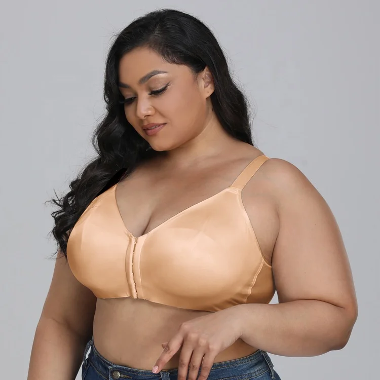Intiflower 419b High Quantity Women Front Closure Plus Size 85f-38ddd Leisure Bra Full Coverage Europe Big Size Comfort Bra