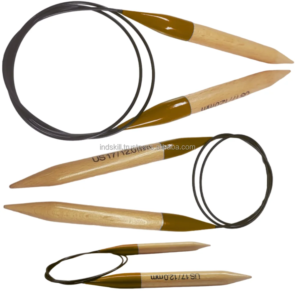 40 Inch Indskill RED Lace Circular Knitting Needles 6 mm 8 mm 9 mm 10 mm 12 mm 4 mm 5 mm 47 inch 32 inch send inquiry to order