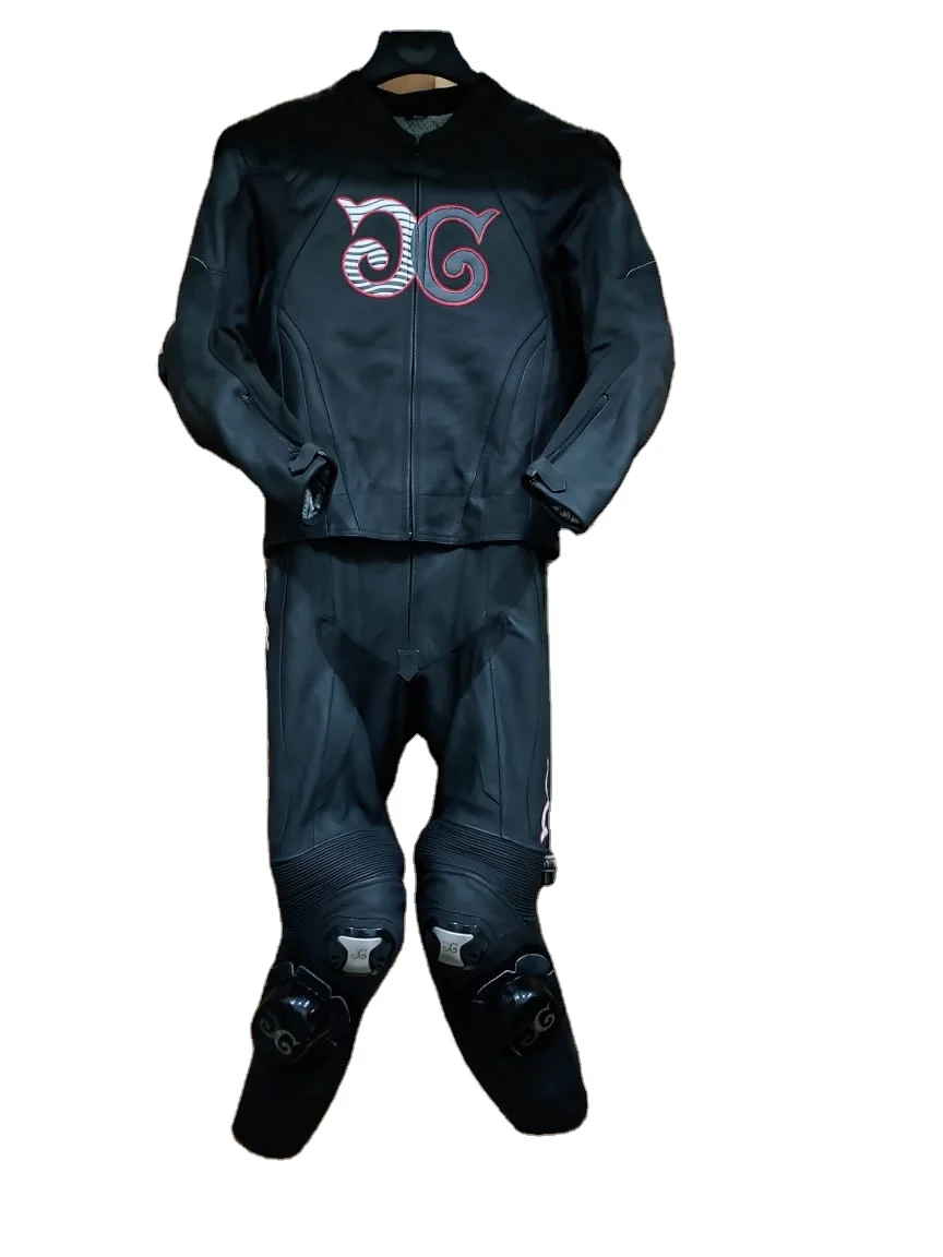 Women Motorcycle Leather Suit Motorbike Racing 1 Piece 2 Piece Top Layer Cowhide Thick 1.2mm