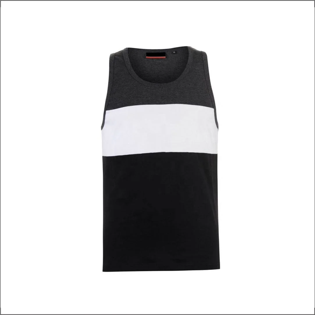 
Fashion Fitness Gym Custom Made Vests Summer Cotton Tank Top For Men 
