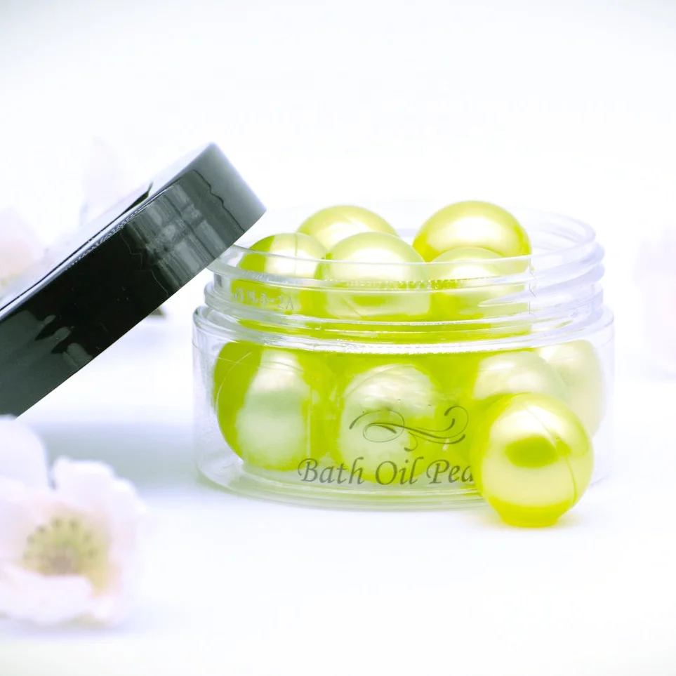 Bath promotional gift bath oil pearls for body relaxing and moisturizing personal lubricant skin care oil bath beads