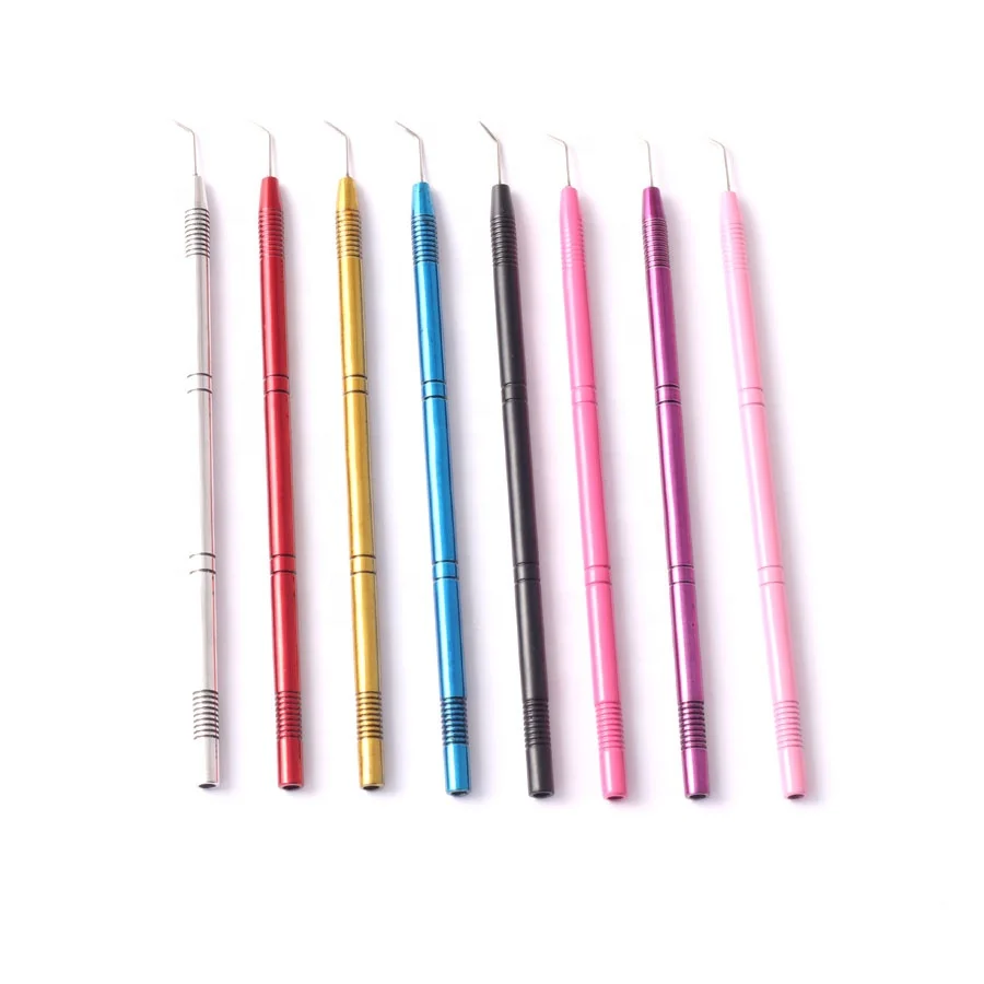 Top Quality Eyelash Lifting Tool Light Weight With Serrated Needle Lash Comb Eyelashes Separating Tools With Customized Logo