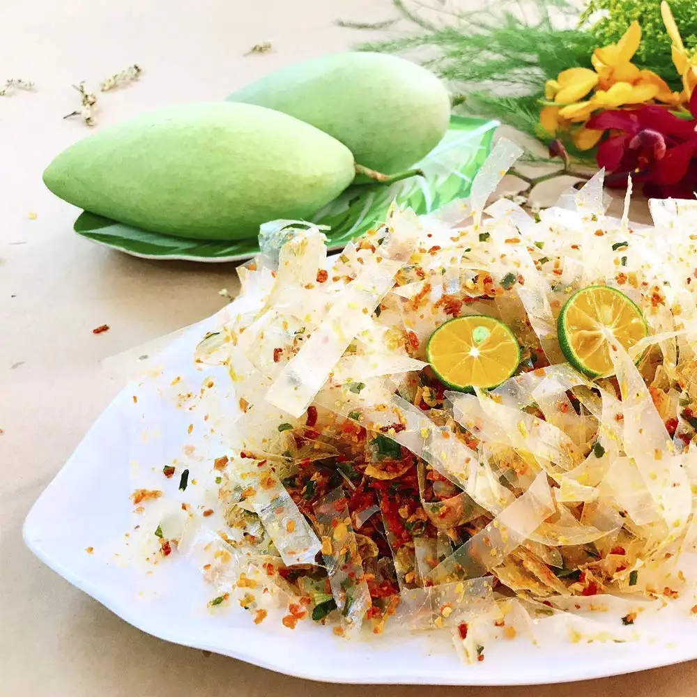 Premium Quality Best Vietnamese Street Food Rice Paper Snacks Mixed Rice Paper ISO HACCP HALAL Certification