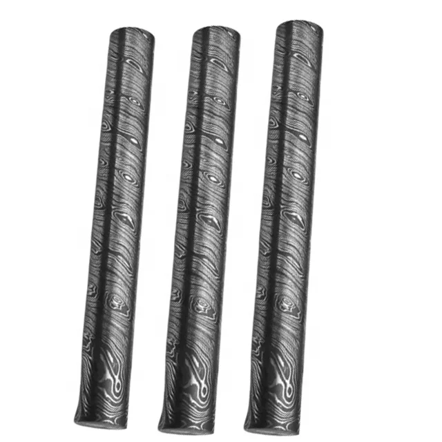 High Quality  Price Custom Handmade  Damascus Steel Rod Billet For Knife Decoration For Making Jewellery