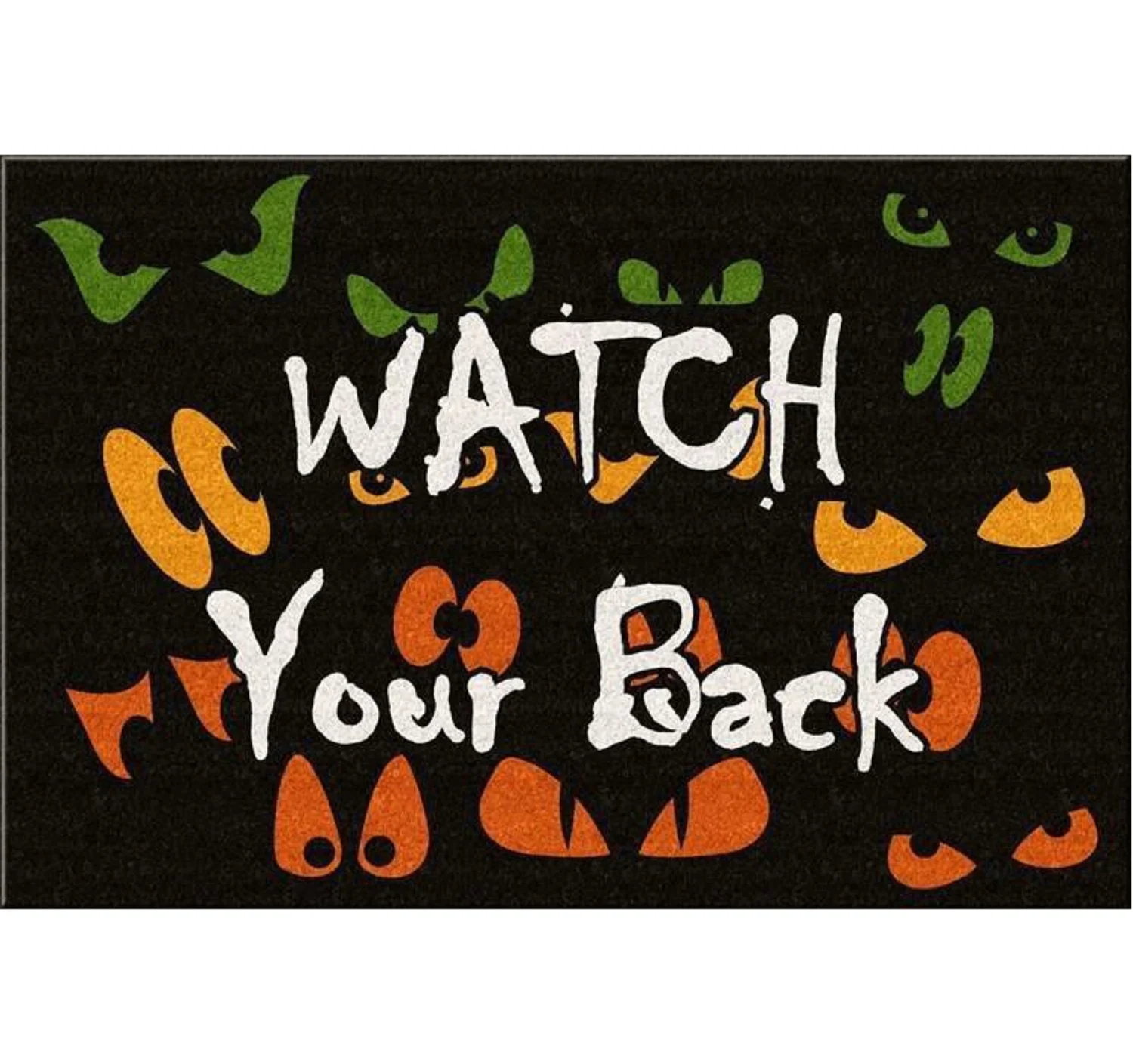 Премиум противоскользящая домашняя мебель Элегантная красочная кокоса с принтом дверные коврики тканым логотипом для входа в комнату