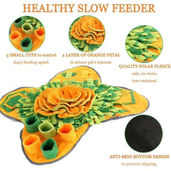 Professional Manufacturer Dog Snuffle Mats Snuffle Mat For Dogs Nose Work Snuffle Mat For Dogs