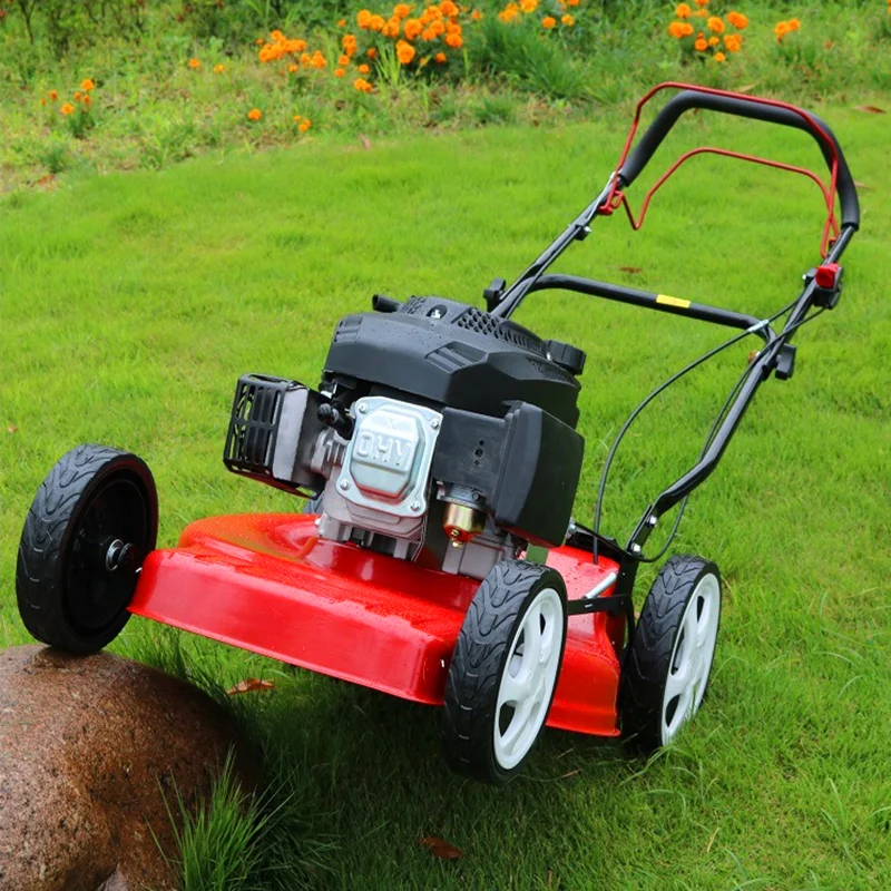 Cordless manual lawn mower household home garden hand push lawn mower tractor garden rechargeable lawn mower