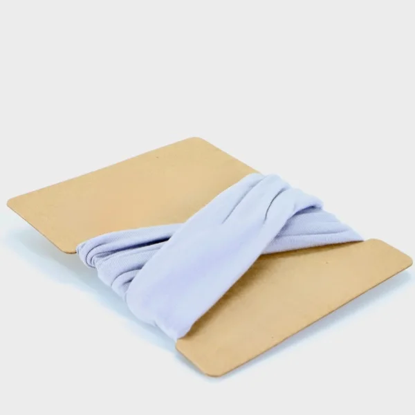 Plain elastic ecofrindly bamboo fiber spandex fabric accessories cloth headband for women