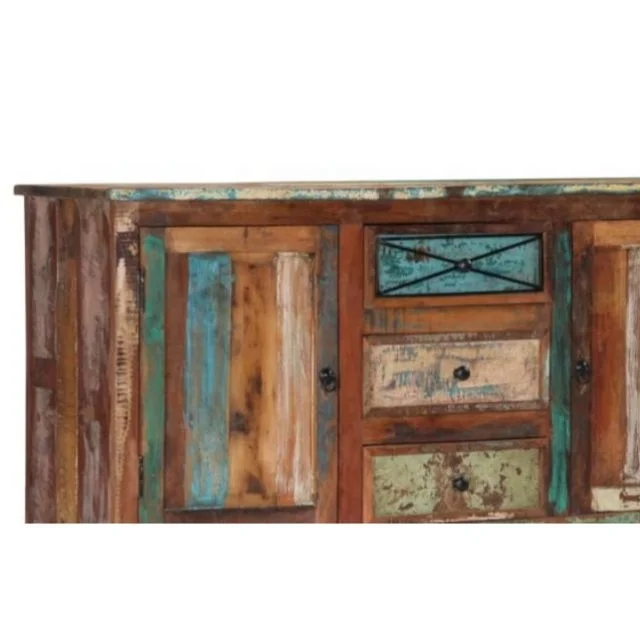 High Quality Rustic old wood classical vintage antique style accent furniture recycled sideboard drinks furniture buffet cabinet
