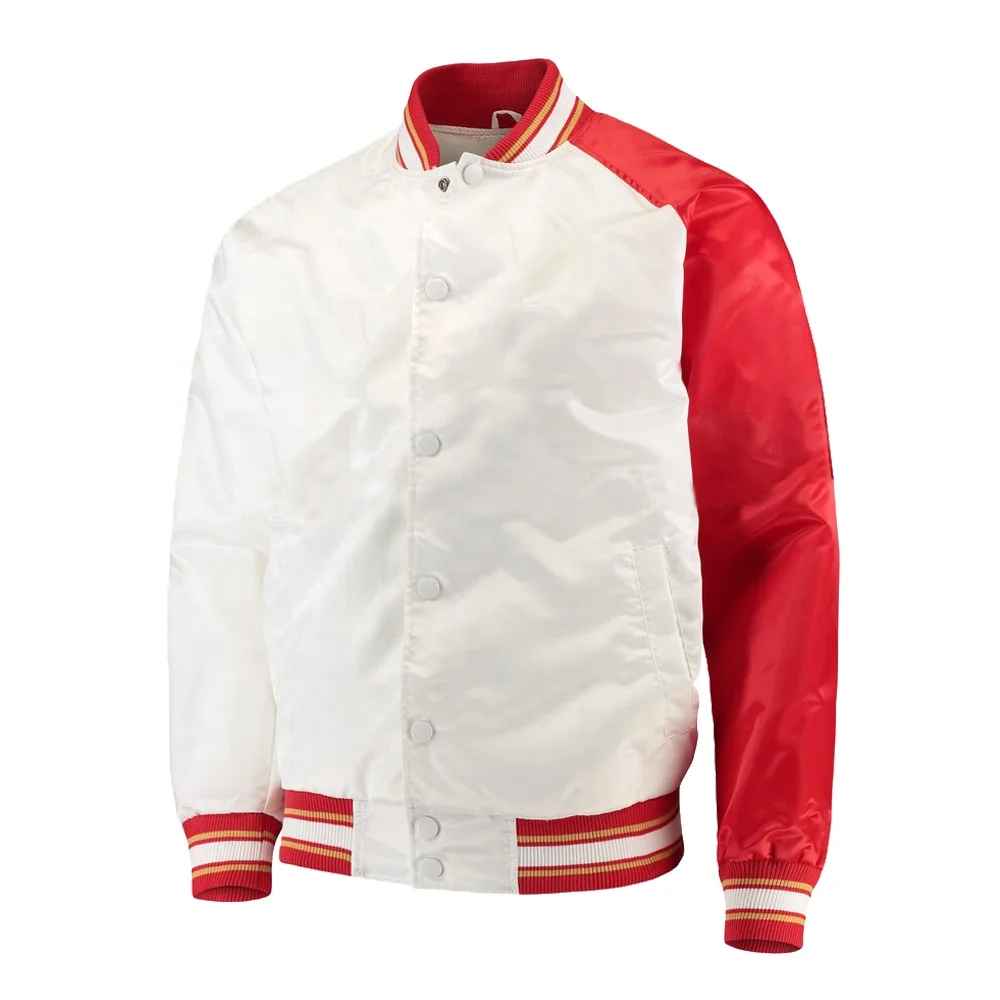 Super Slim Fit Embroidered Custom Varsity Jackets Wholesale OEM High Quality Varsity Jacket