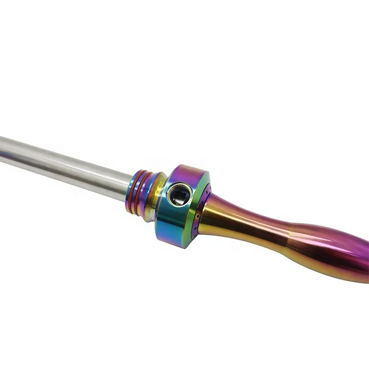 High Grade Rainbow Color Stainless Steel German Hookah Shisha Luxury Glass Sishas Hookah Large Hookah Smoking Set Lounge