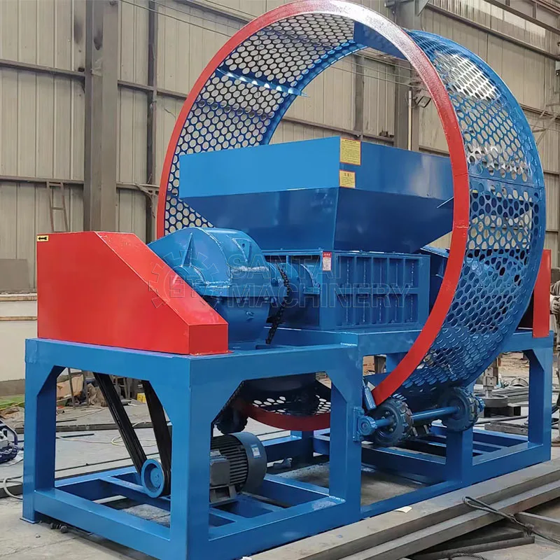 The Most Powerful Equipment For Discarded Cars Old Home Appliances Double-axis Shredders