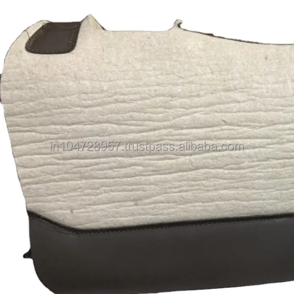 Австралийская шерстяная фетровая Подушка Западная кожаная нашивка Лучшая цена товары для конного спорта верховой езды подушка бочонка