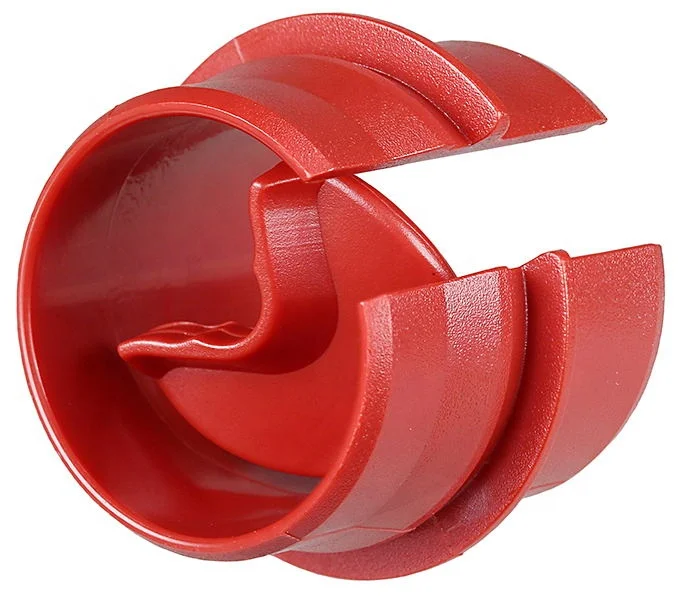 Red 3/4   Nylon Snap-In Cable  Connector Push in snap connector  Plastic Sheathed Cable Connector