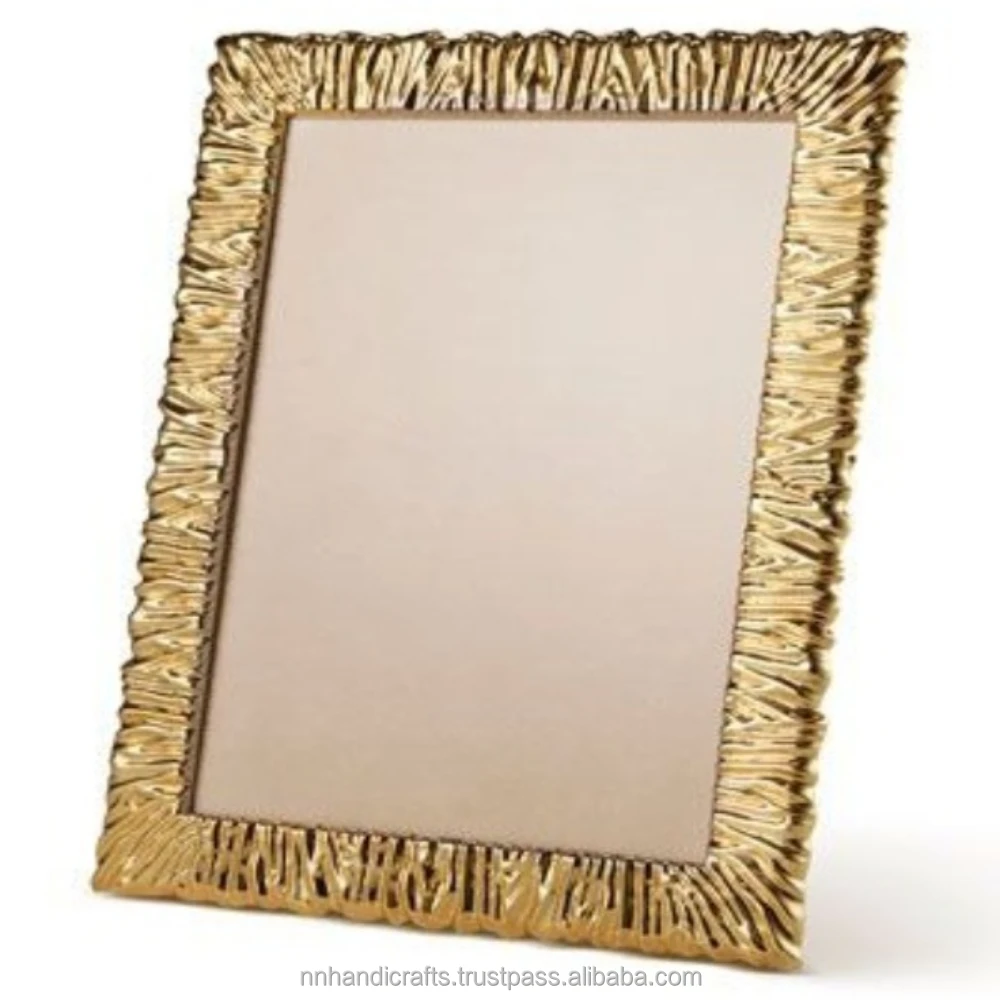 Лидер продаж новейший дизайн металлическая алюминиевая литой позолоченная Прямоугольная Черная фоторамка рамки для