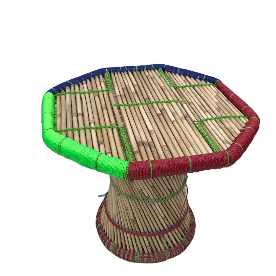 Bamboo Ottoman Table Eco Friendly Handicraft Cane Bar Bamboo Table For Outdoor Indoor Furniture Bulk