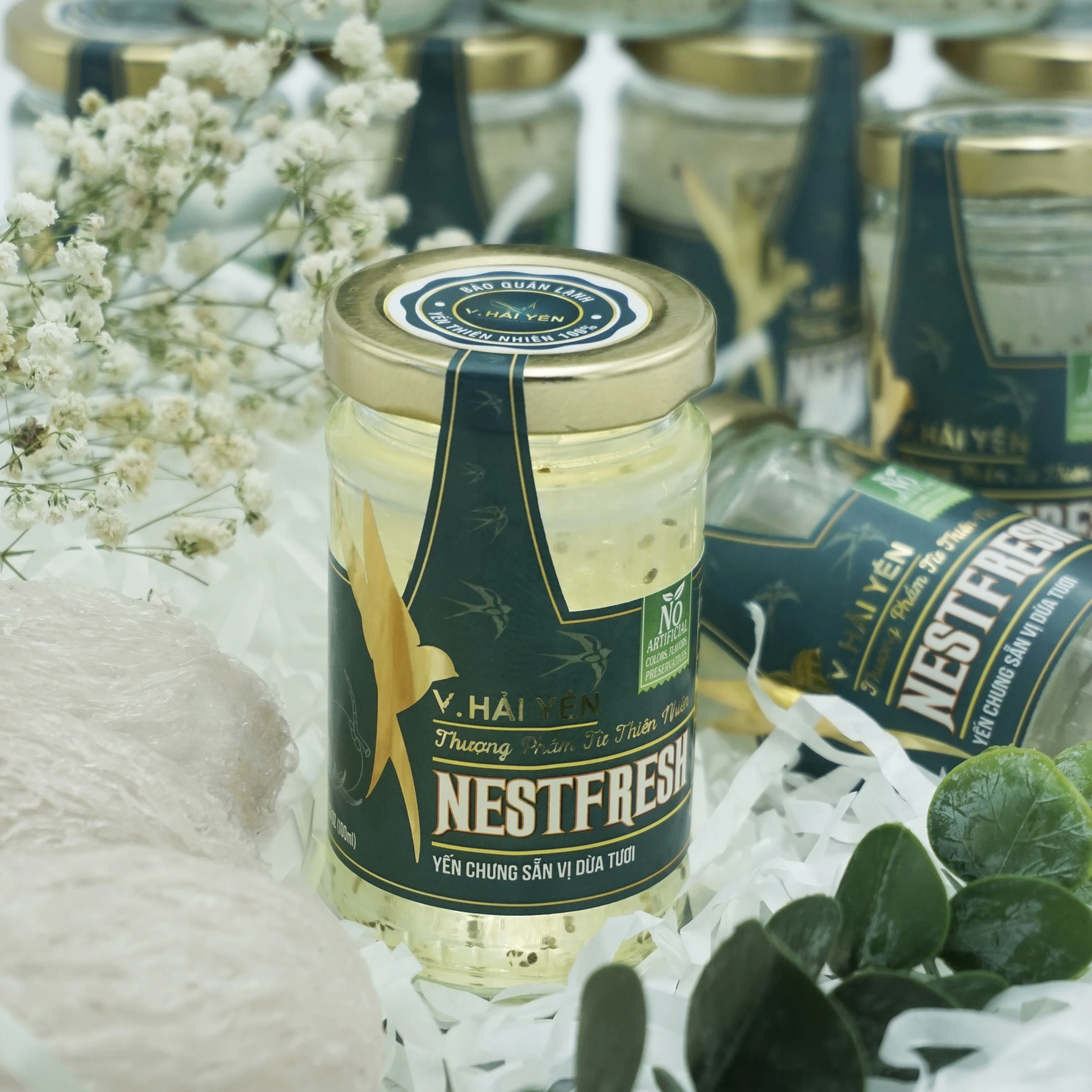  Птичье гнездо NESTFRESH для птиц смешанное с кокосовой водой высокое качество