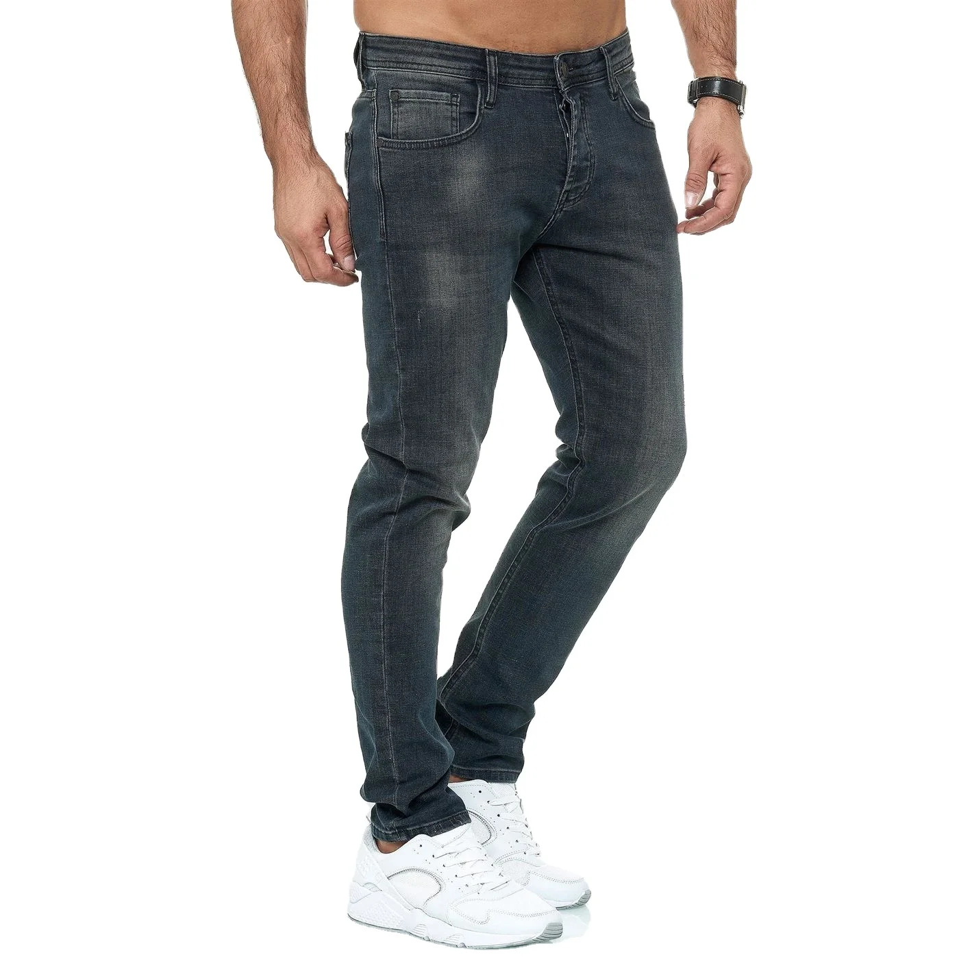 
Mens Jeans 2021 Hot Selling High-Quality Customized Dark Blue Men Jeans Denim Pant For Men From Bangladesh 