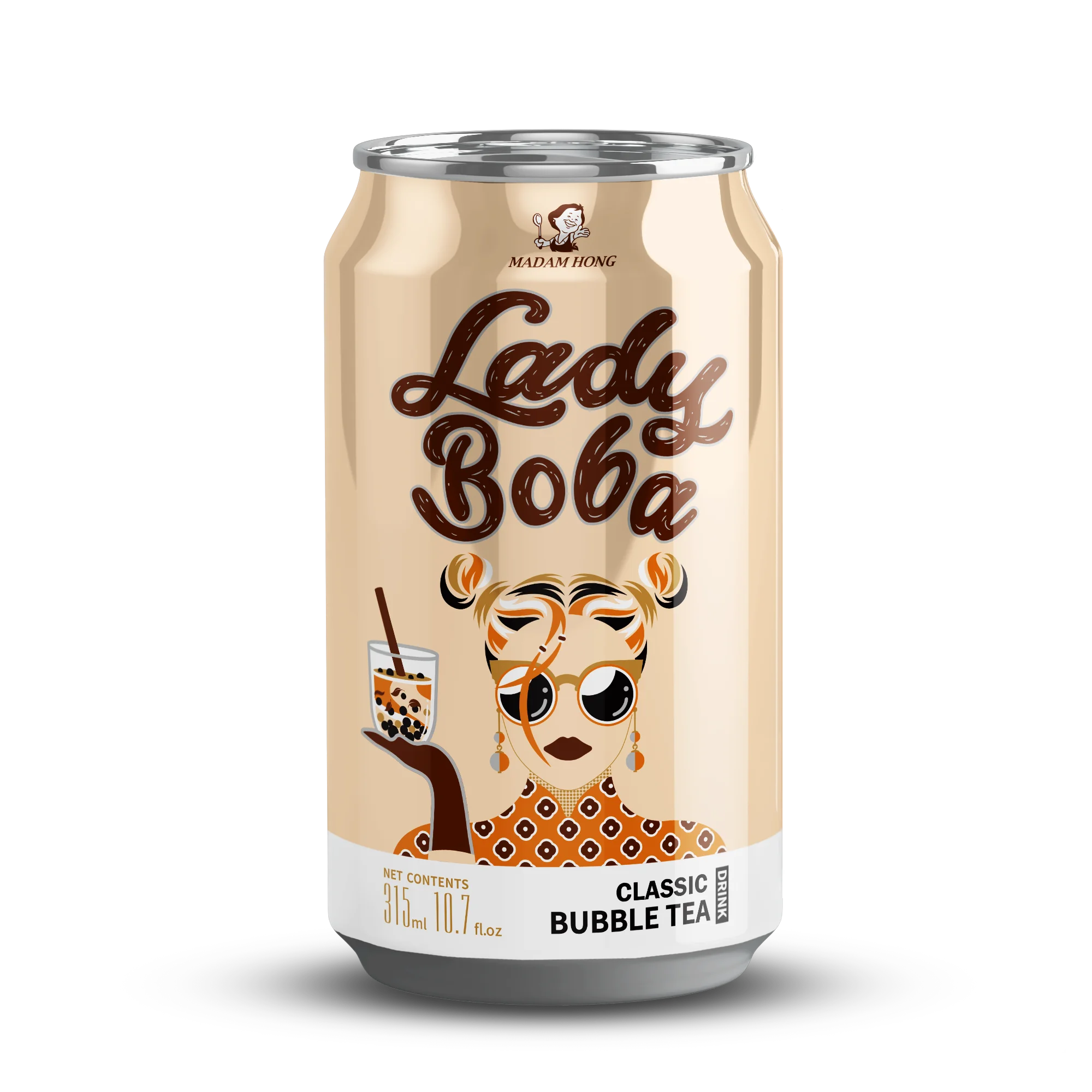 Lady Boba Grass jelly with milk tea popular drink in Taiwan