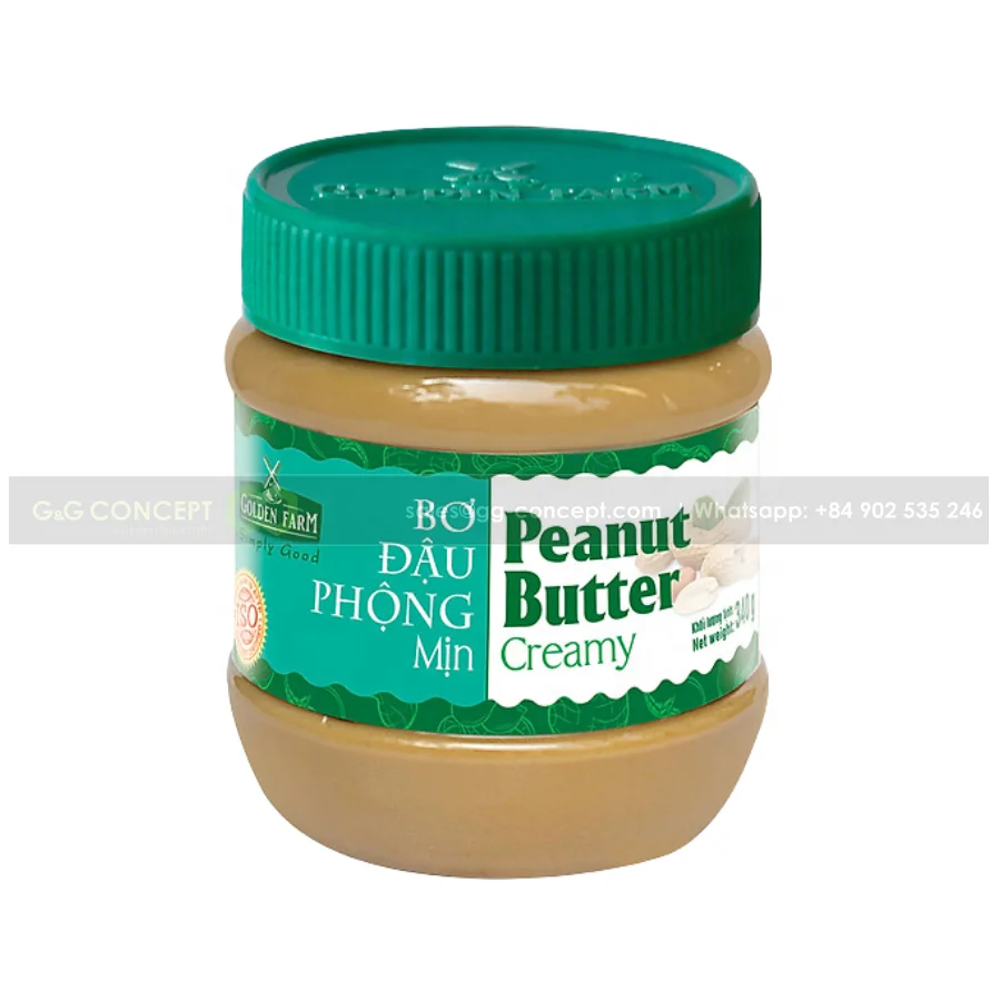 Big Creamy Peanut Butter In Jar 340g For All Tastes Easy To Storage 100% Smooth And Creamy Add Cakes More Delicious (10000008619249)