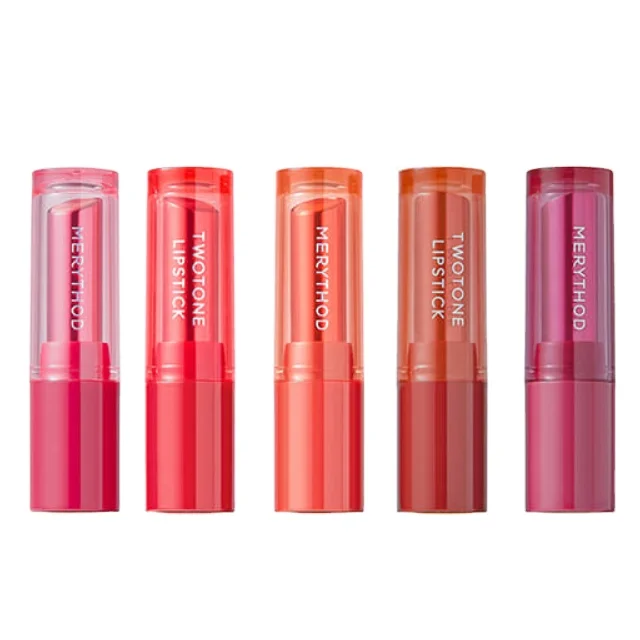 Two Tone Lipstick Whole Sale South Korea Cosmetic Brand Korean Beauty Soft Spread-ability Highlight Makeup