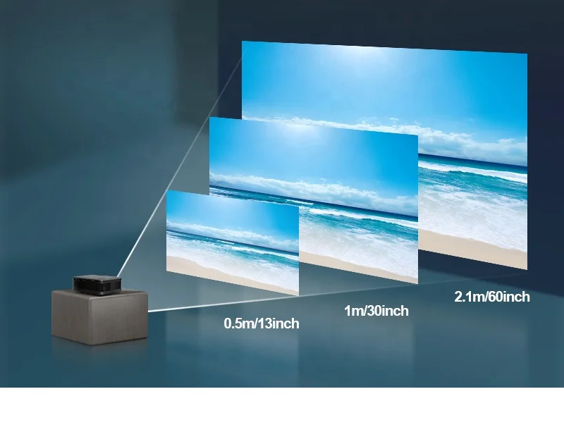 MINI Projector AUN A30C Pro Battery  Projectors Cinema Mirror Phone LED Video Projector for Home 4k Video