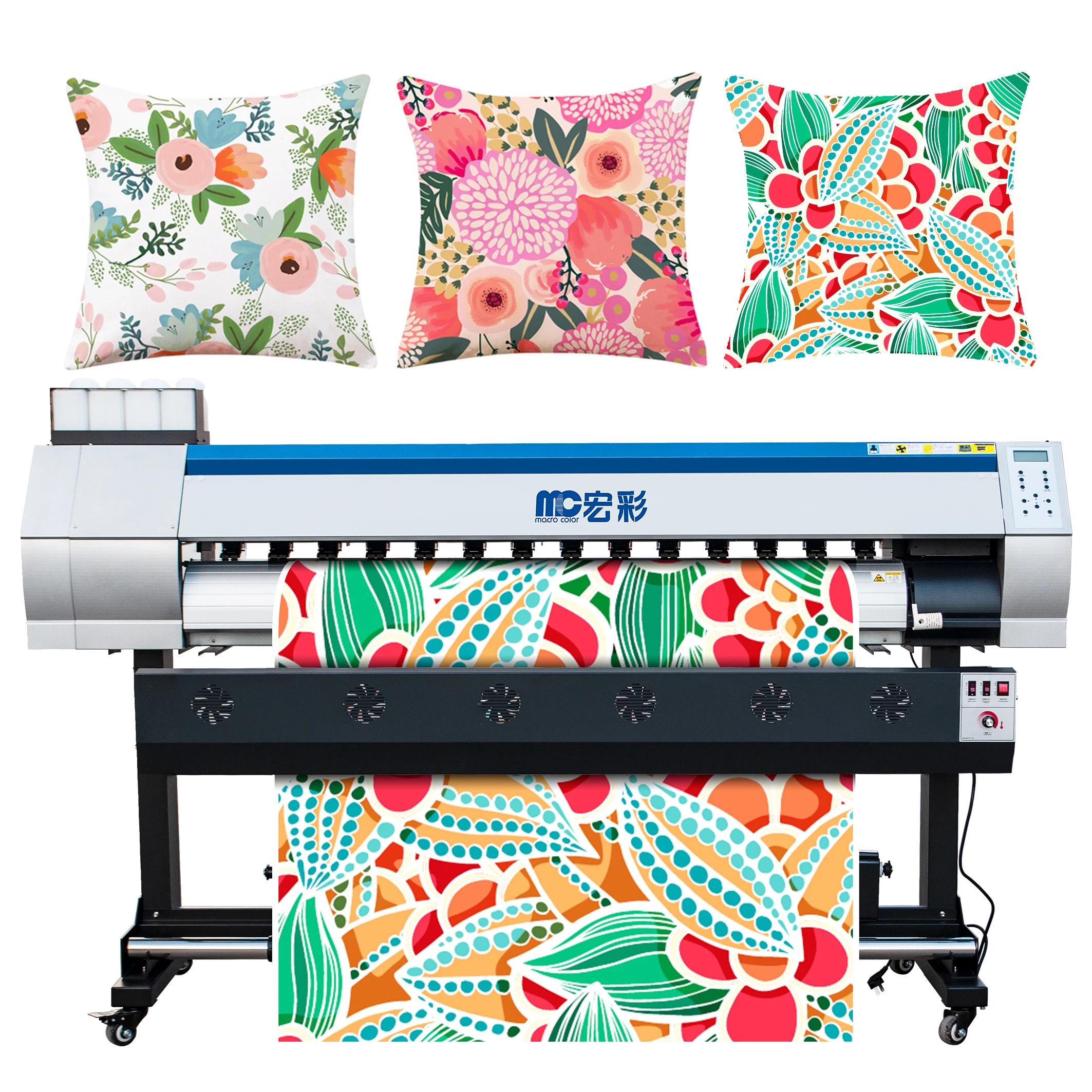 factory 1.8m automatic electric heat press roller machine fabric textile electric heating roller sublimation transfer