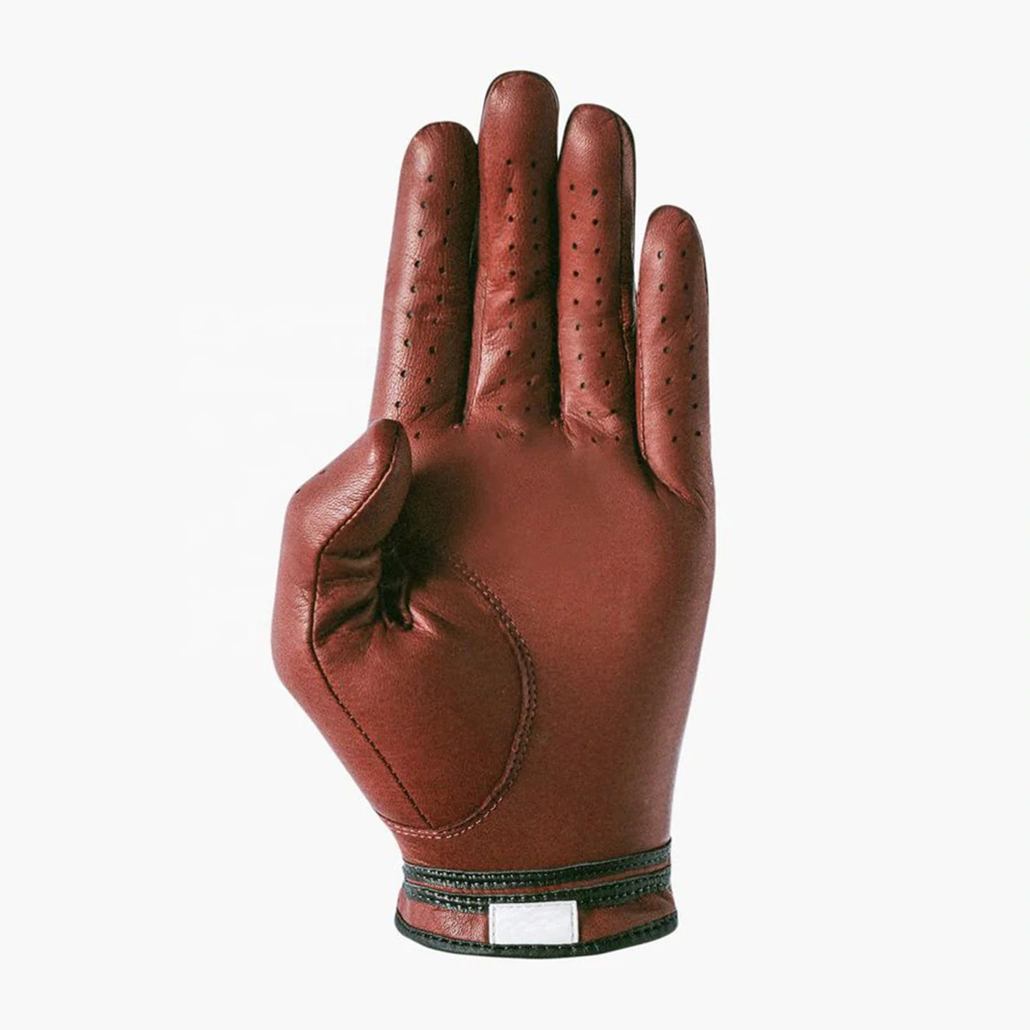 Best selling left hand breathable custom premium high quality pro golfing soft genuine cabretta leather golf Gloves