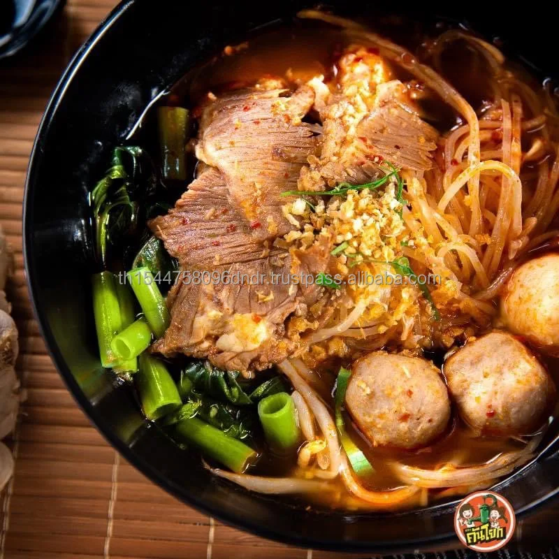 Ready To Cook Boat Noodles Small Rice Thai Noodles Instant Food  By Kanyok