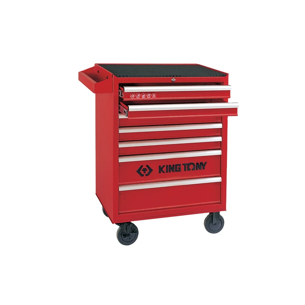 KING TONY 7 ящиков шариковый подшипник металлический роликовый инструмент шкаф тележка сталь 87434-7B