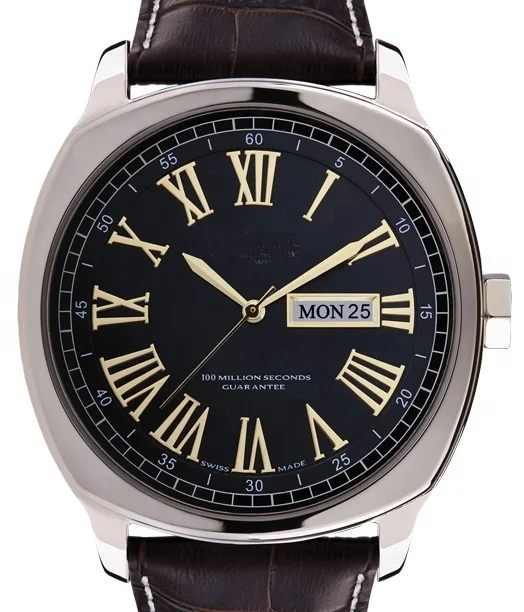 Sea Gull Movement 316L Steel Luminos Leather Strap Mechanical Military Wristwatch swiss watch