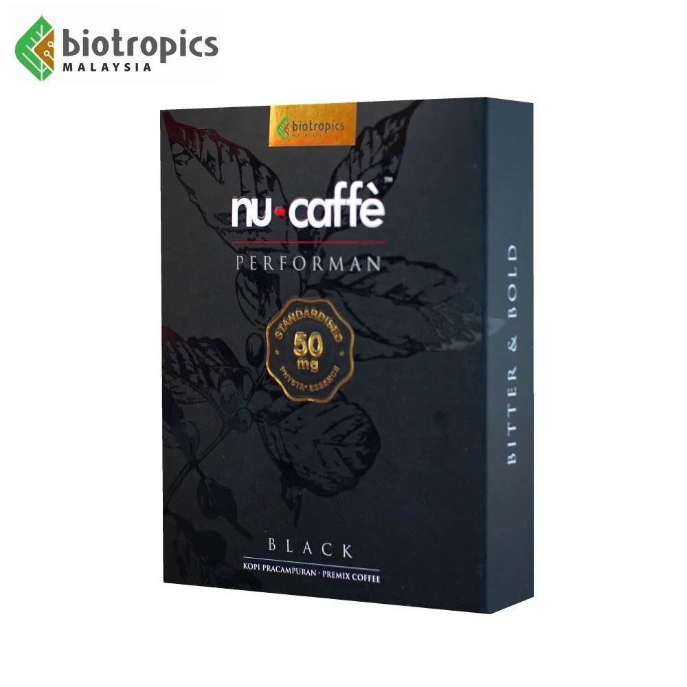 New Supply Malaysian Tongkat Ali Coffee Instant Premix in Sachet Just Add Water for Daily Energy & Stamina 15 Sachets Per Box