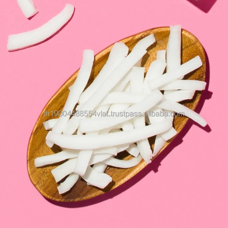 Frozen Young Coconut Meat Strip Cut Food Ingredients Dessert Cooking Bakery Coconut for Export High Quality