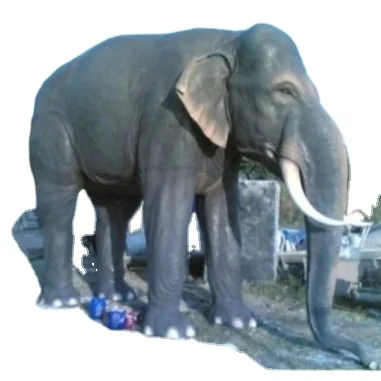 High Quality Elephant Statues Marble Sandstone Mix Tombstone White Top Western Style Surface Technical Garden Master Color Hand