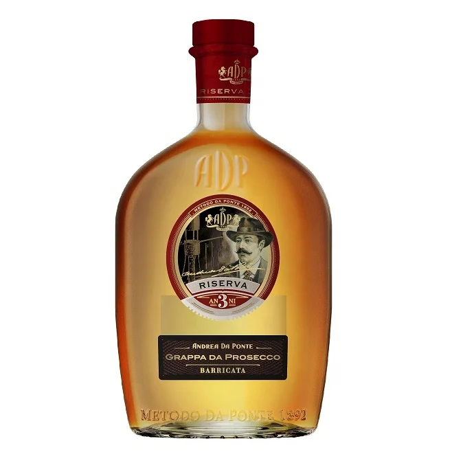 5Y QUALITY BARRIQUE AGED  of PROSECCO 50CL Grape Brandy Distilled from VENETO 0.8 Kg