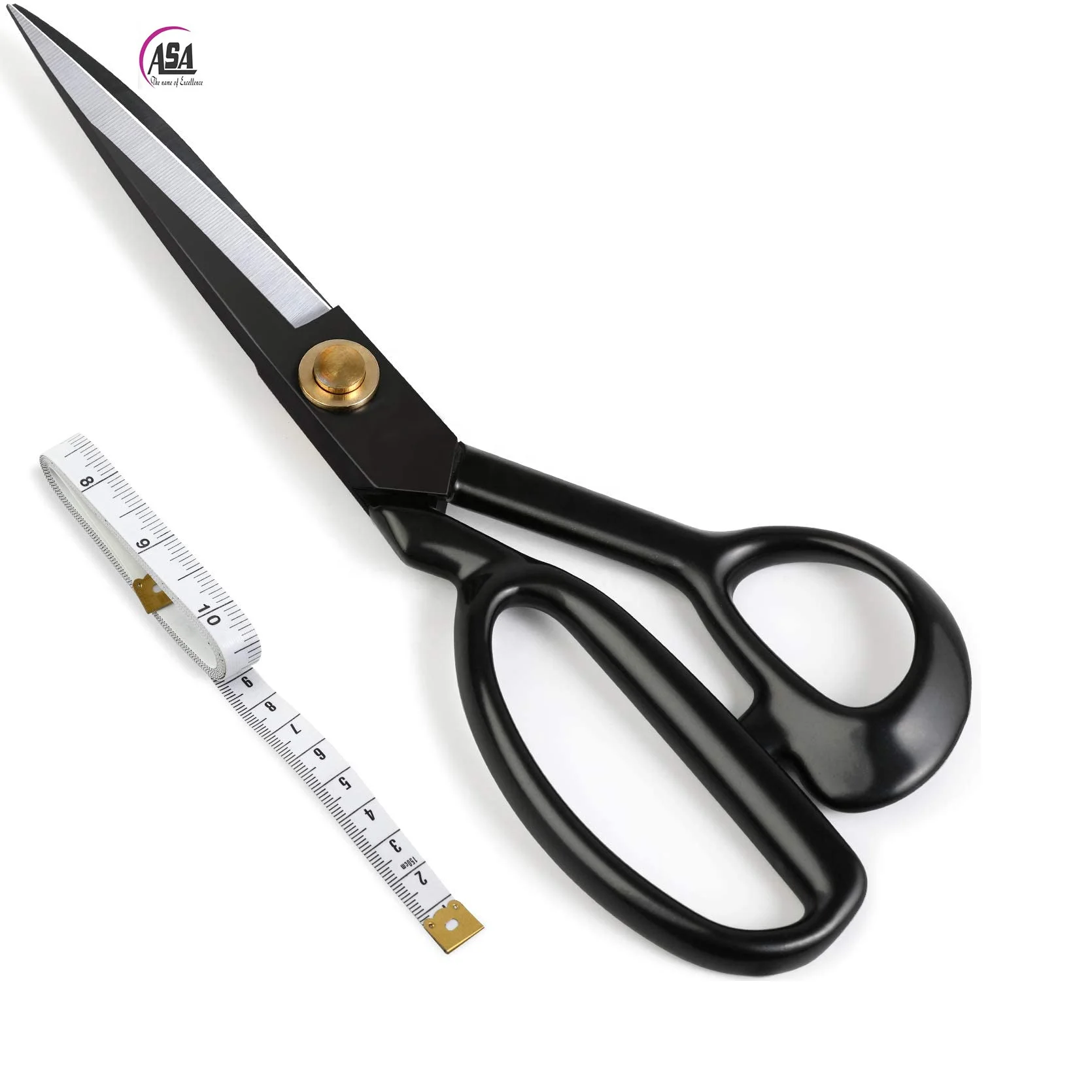 Fabric Scissors Professional 10 inch Heavy Duty Scissors for Leather Sewing shears for Tailoring Industrial Strength High Car