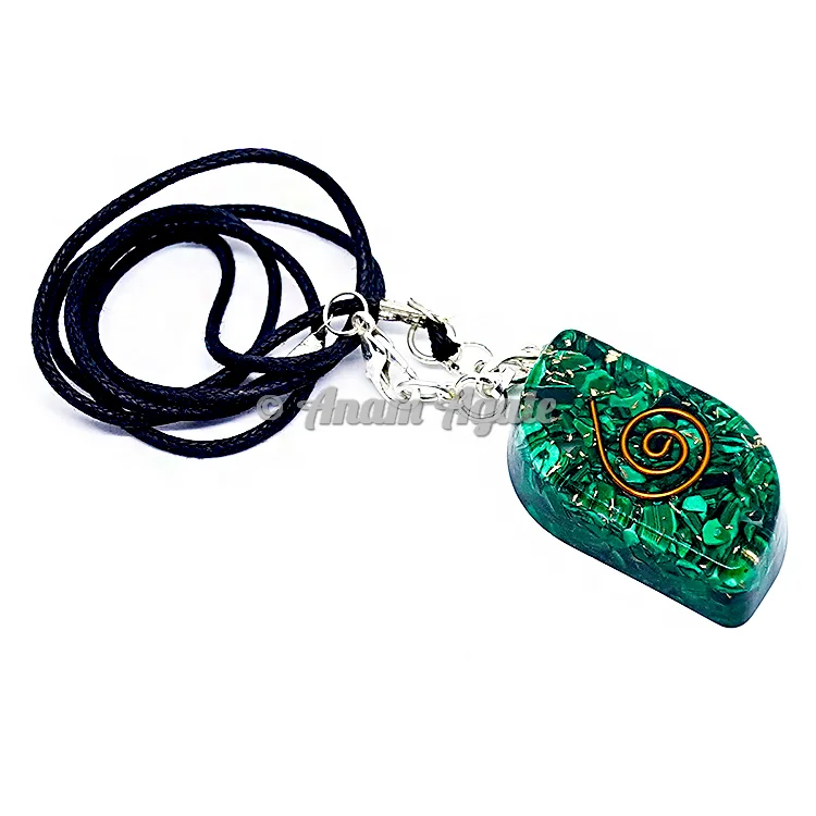 Spplier and Wholesaler of Online Malachite Orgonite Eye Pendant EMF Protection Supplier of Orgone pendant in Bulk