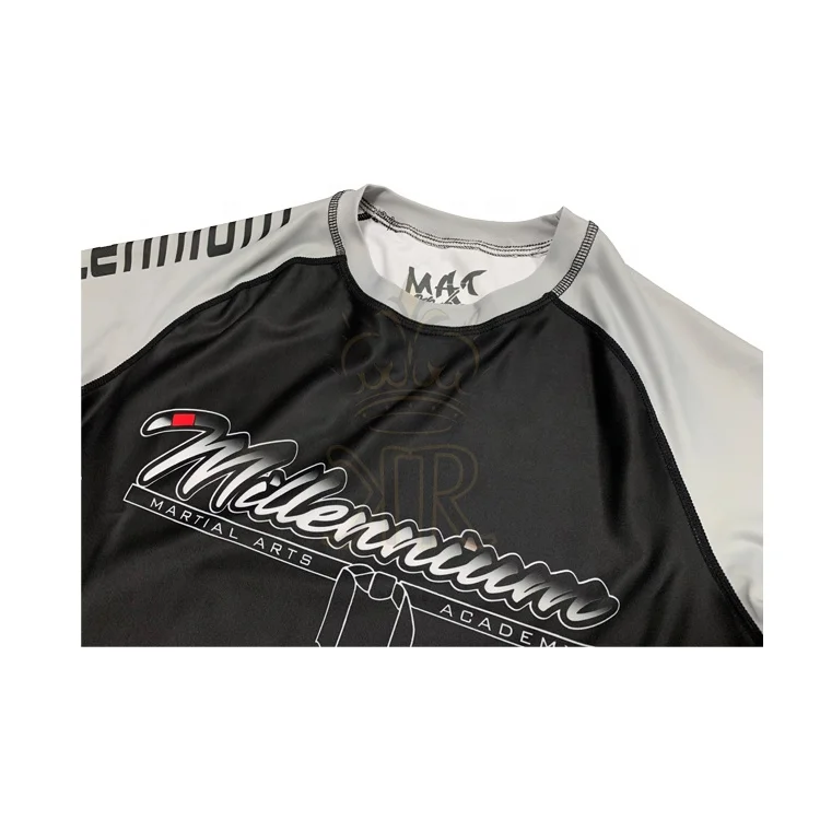Custom Printed Rashguard Sublimation Printed Rashguard MMA  Rashguard BJJ  OEM MMA Rashguard