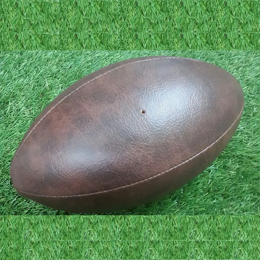 Best Quality Leather Rugby Ball Machine Stitched for Sports with Custom Logo for Soccer Match 2024 best custom ball  many color