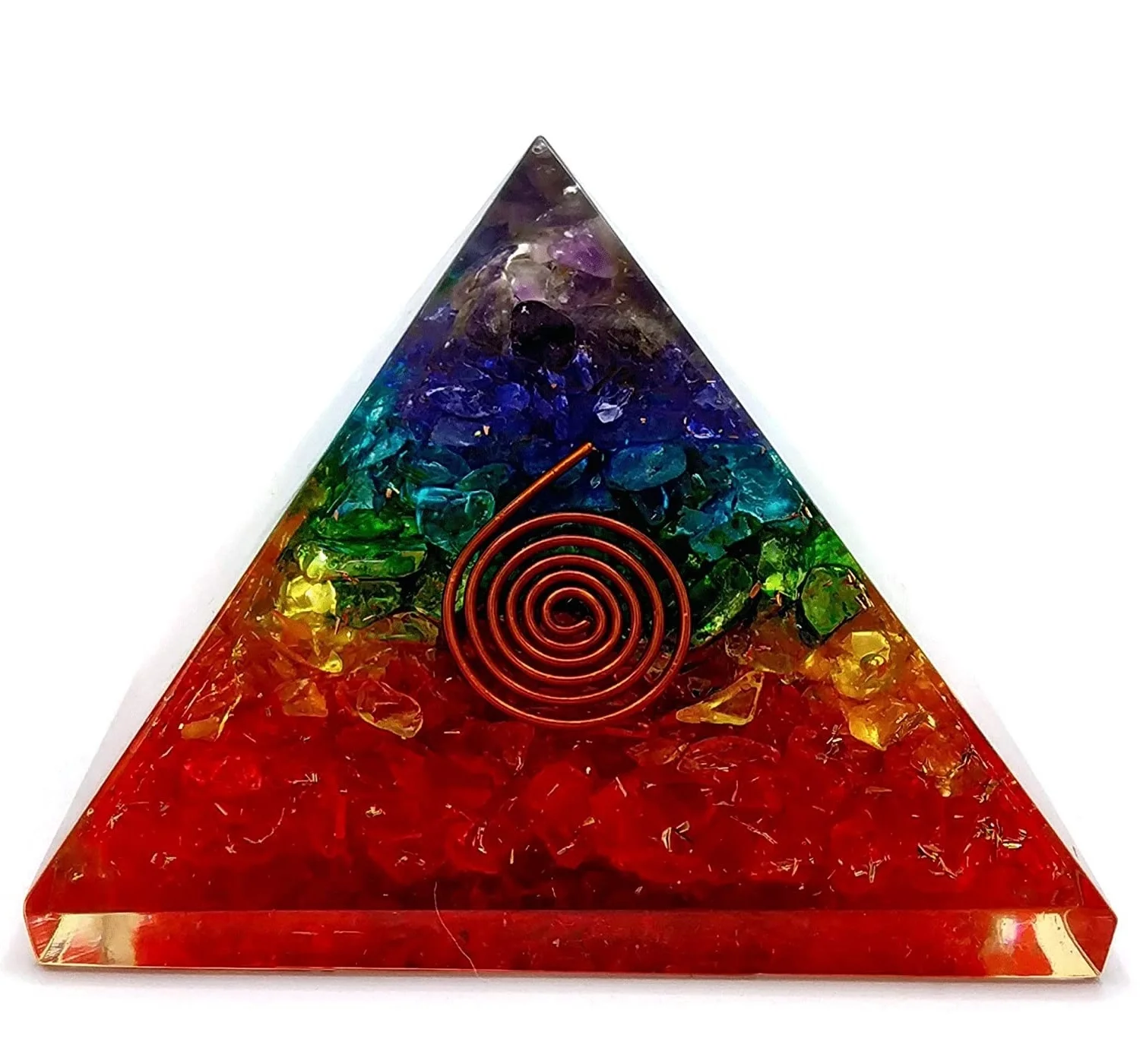Семь чакр ОРГОН Пирамида чакра оргонит оптом оргоновая