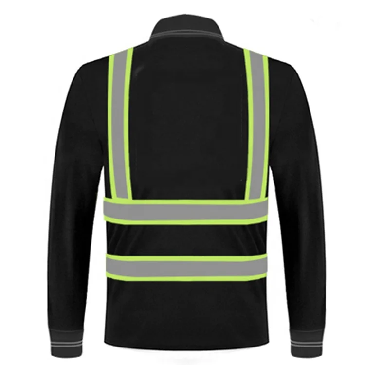 Safety Reflective Working T Shirt Work Wear For Men polo collar  Work Overalls Western Fire Resistant
