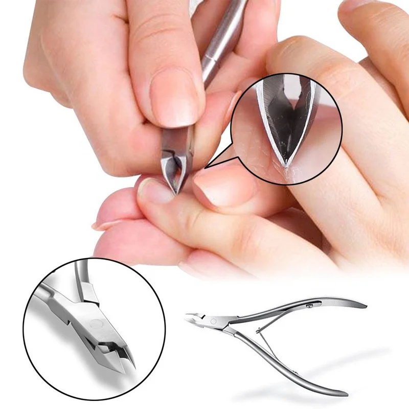 High Quality Manicure and Pedicure Tools Professional Cuticle Nail Nipper 10.5cm Stainless Steel Sharp Nail Cutters