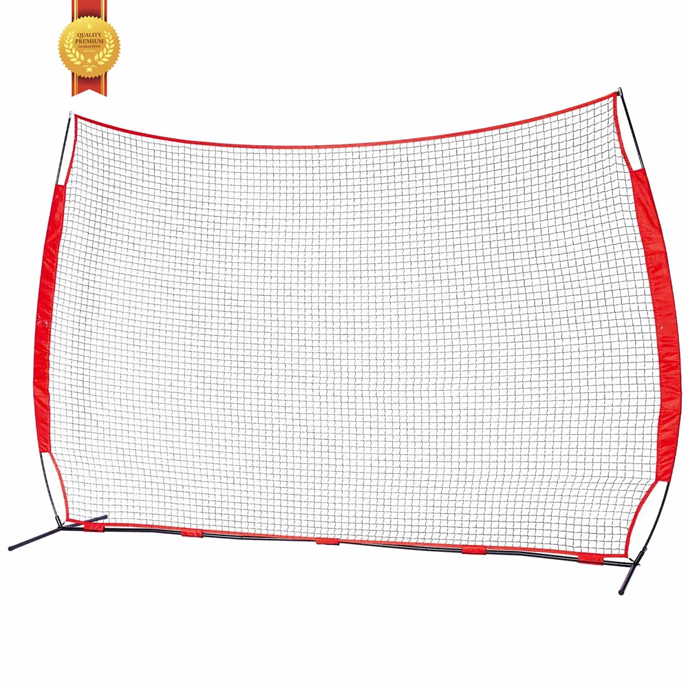 BS07A Baseball Batting Backstop Net, Polyethylene Backstop Net 12X9FT Backstop Net, Backstop Net