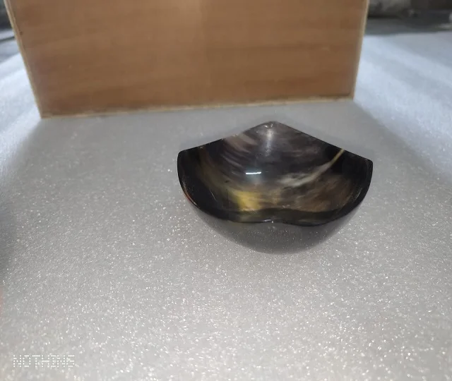 Buffalo Horn Bowl Fruits Salad Horn Bowl Creative Quality Horn Bowl For Hotel Restaurant Suppliers In Low Price from gm impex