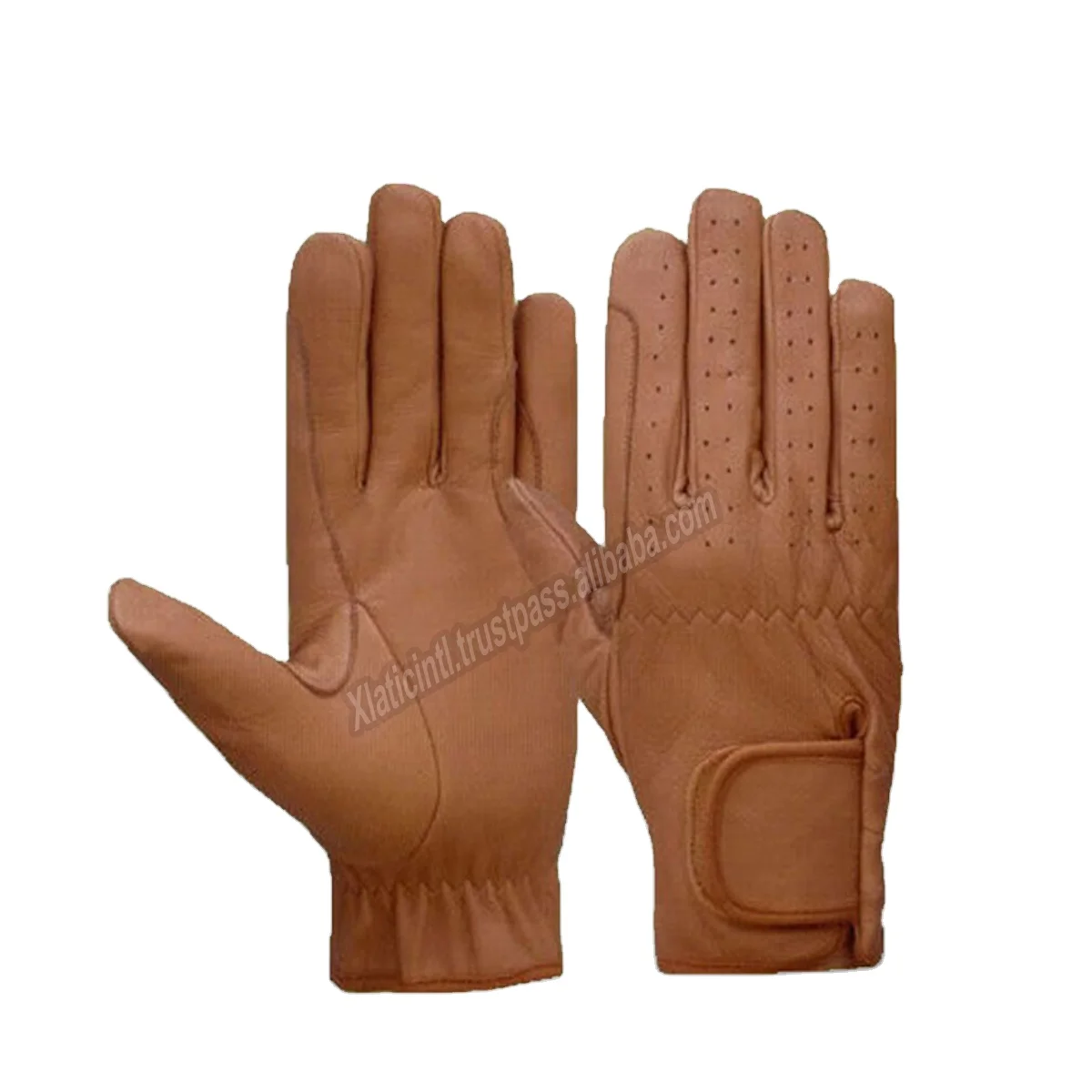 Custom High Quality Manufacturer hot sale jumping horse riding gloves pigskin leather breathable wearable custom logo barnds